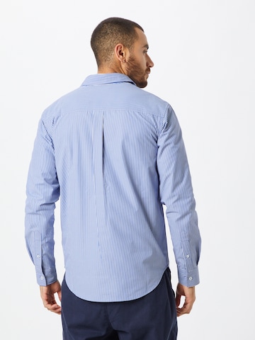 ABOUT YOU Regular fit Button Up Shirt 'Maxim' in Blue