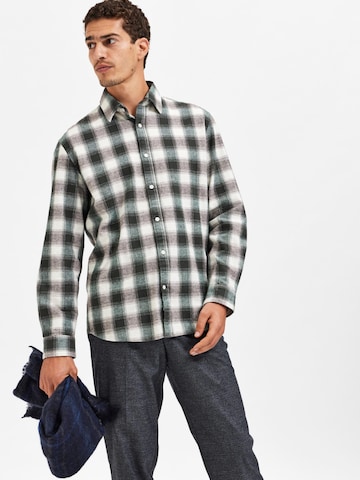 Regular fit Camicia 'Baldo' di SELECTED HOMME in verde