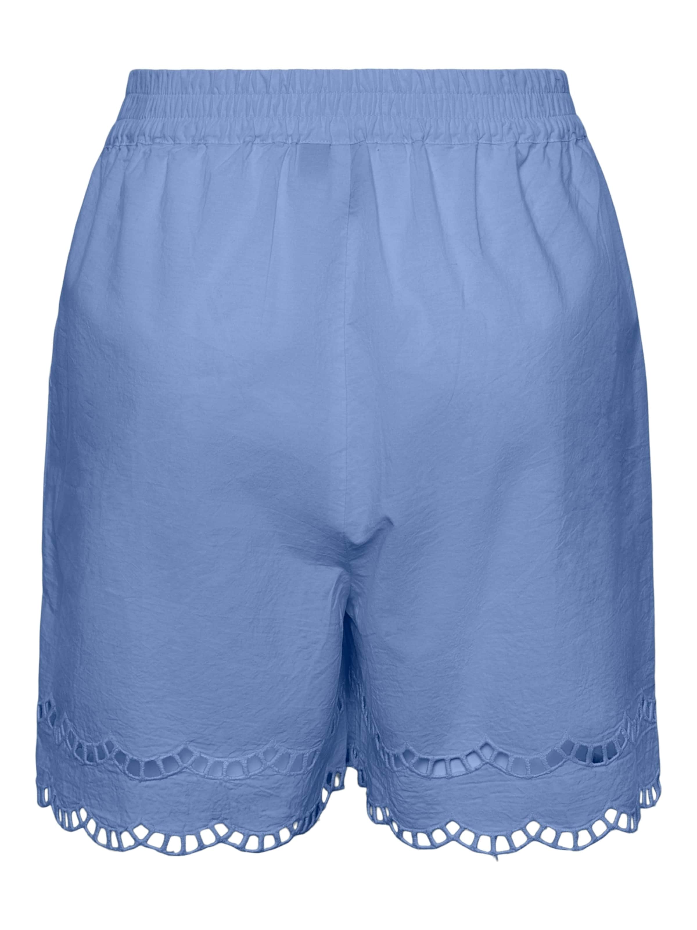 PIECES Loose fit Pants 'PCSARA' in Blue