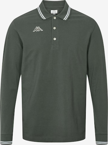 KAPPA Button Up Shirt ' KMLogo ' in Green: front