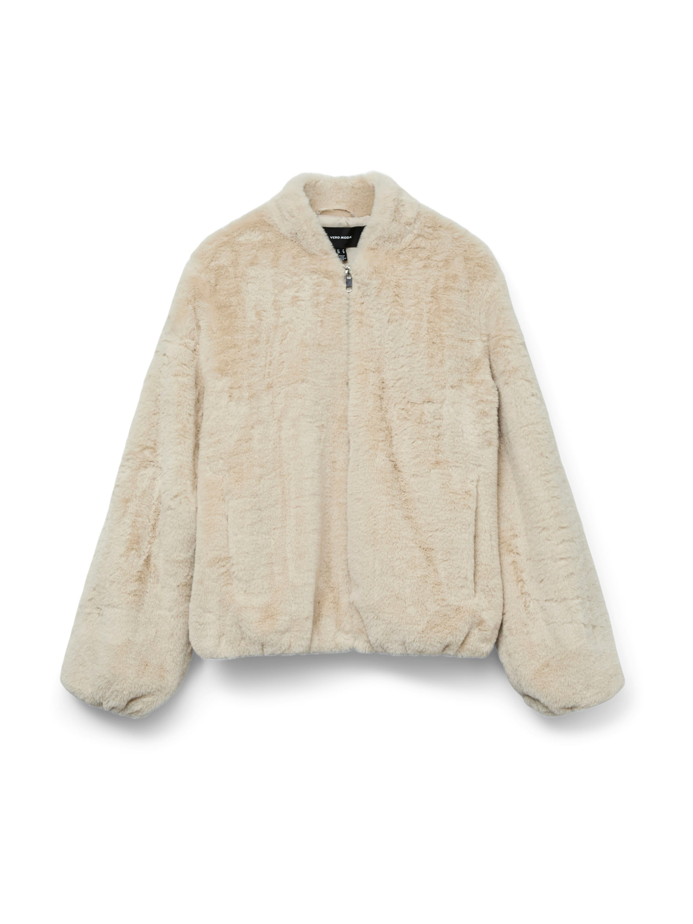 VERO MODA Přechodná bunda – béžová: přední strana