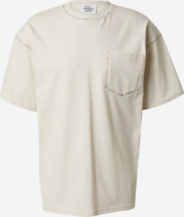 ABOUT YOU x Kingsley Coman قميص 'Elia' بلون أبيض: الأمام