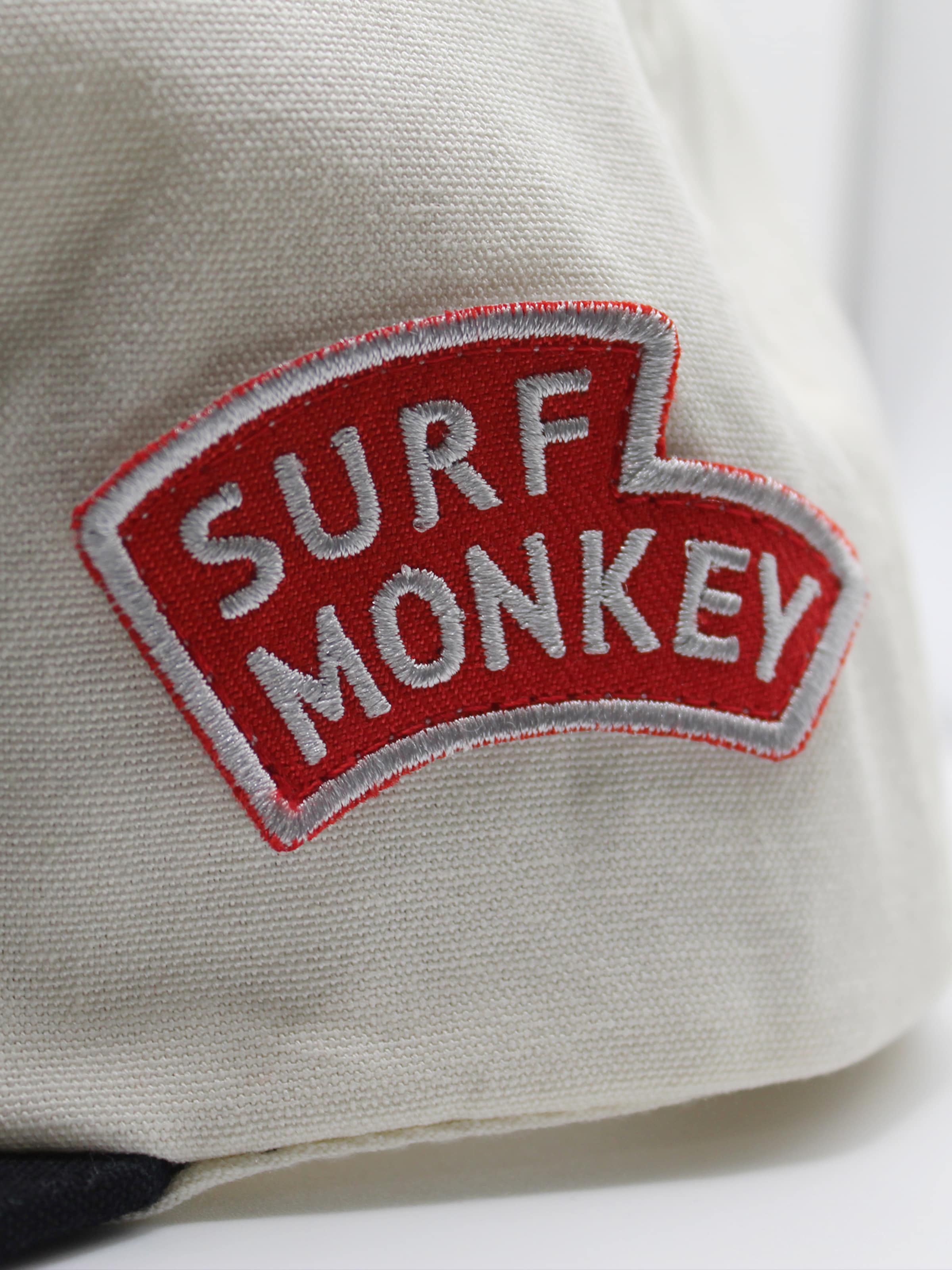 Surf Monkey Pet '5-Panel Cap Organic' in Zwart