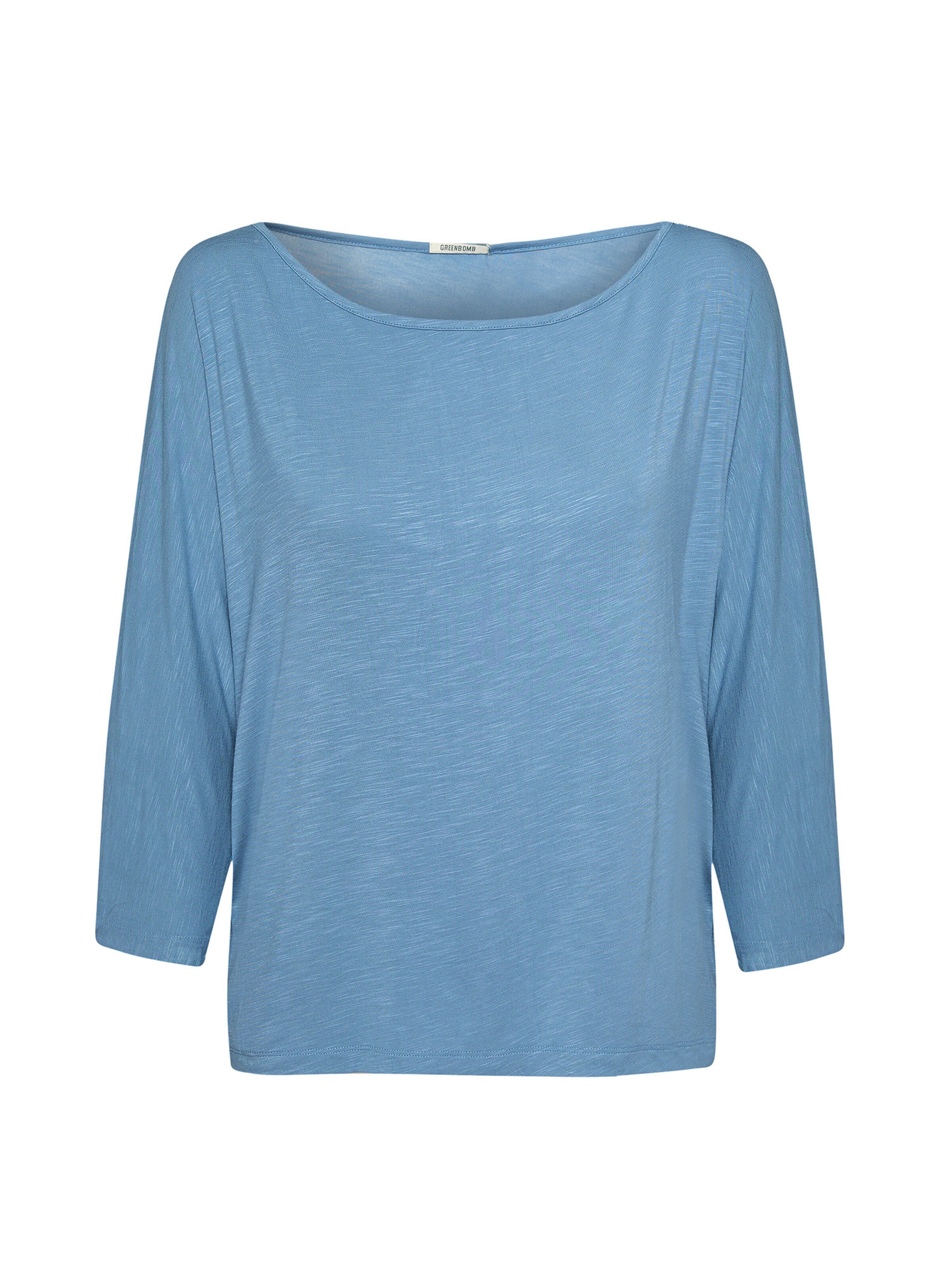 GREENBOMB Shirt in Blauw: voorkant