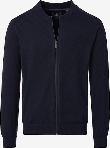 CASAMODA Knit Cardigan 'Basic' in Blue: front