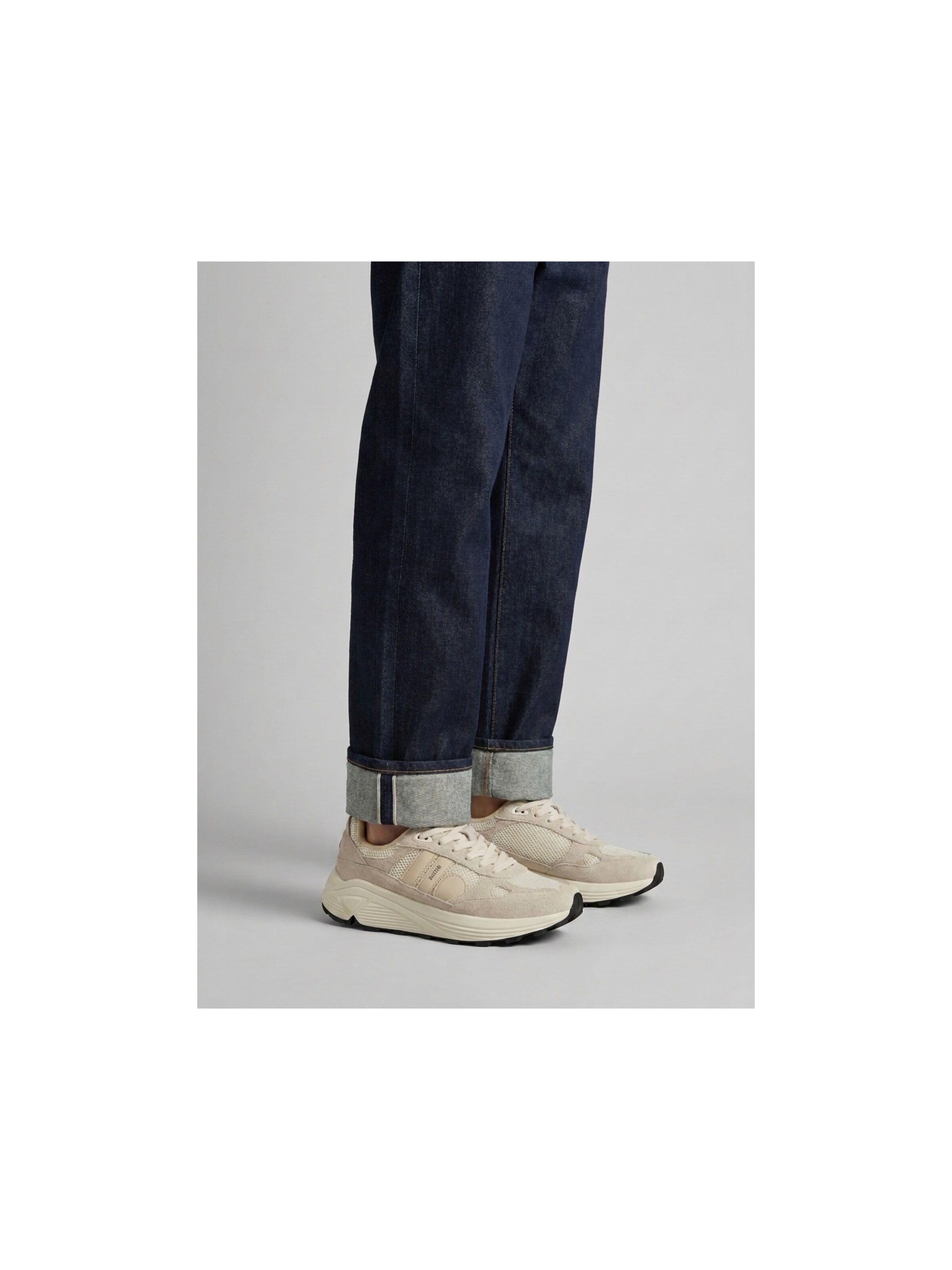 BLACKSTONE Sneakers laag 'V-RILEY' in Grijs