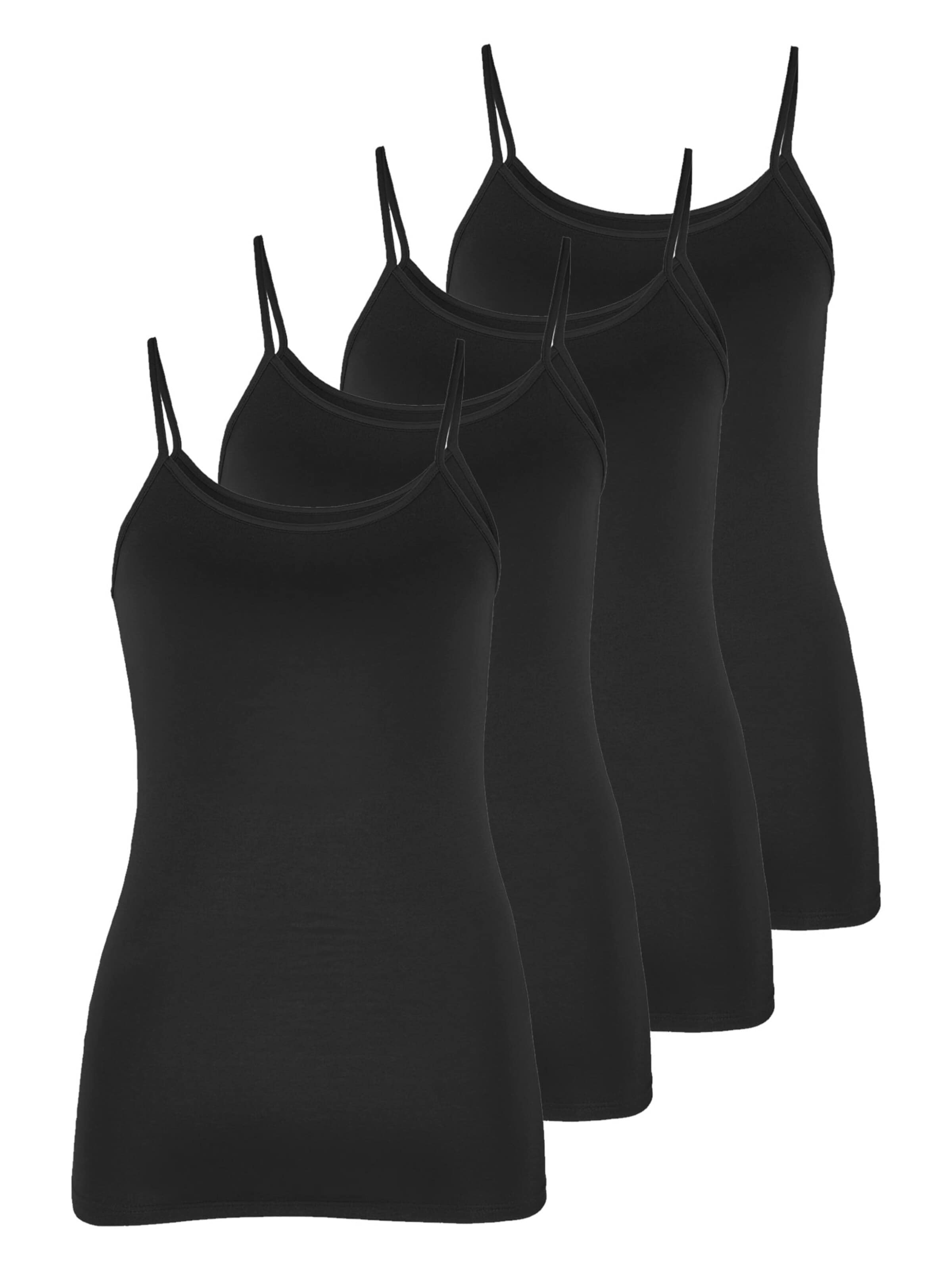 Nina von C. Undershirt 'Motion' in Black: front