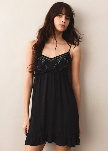 MANGO TEEN Dress in Black: front