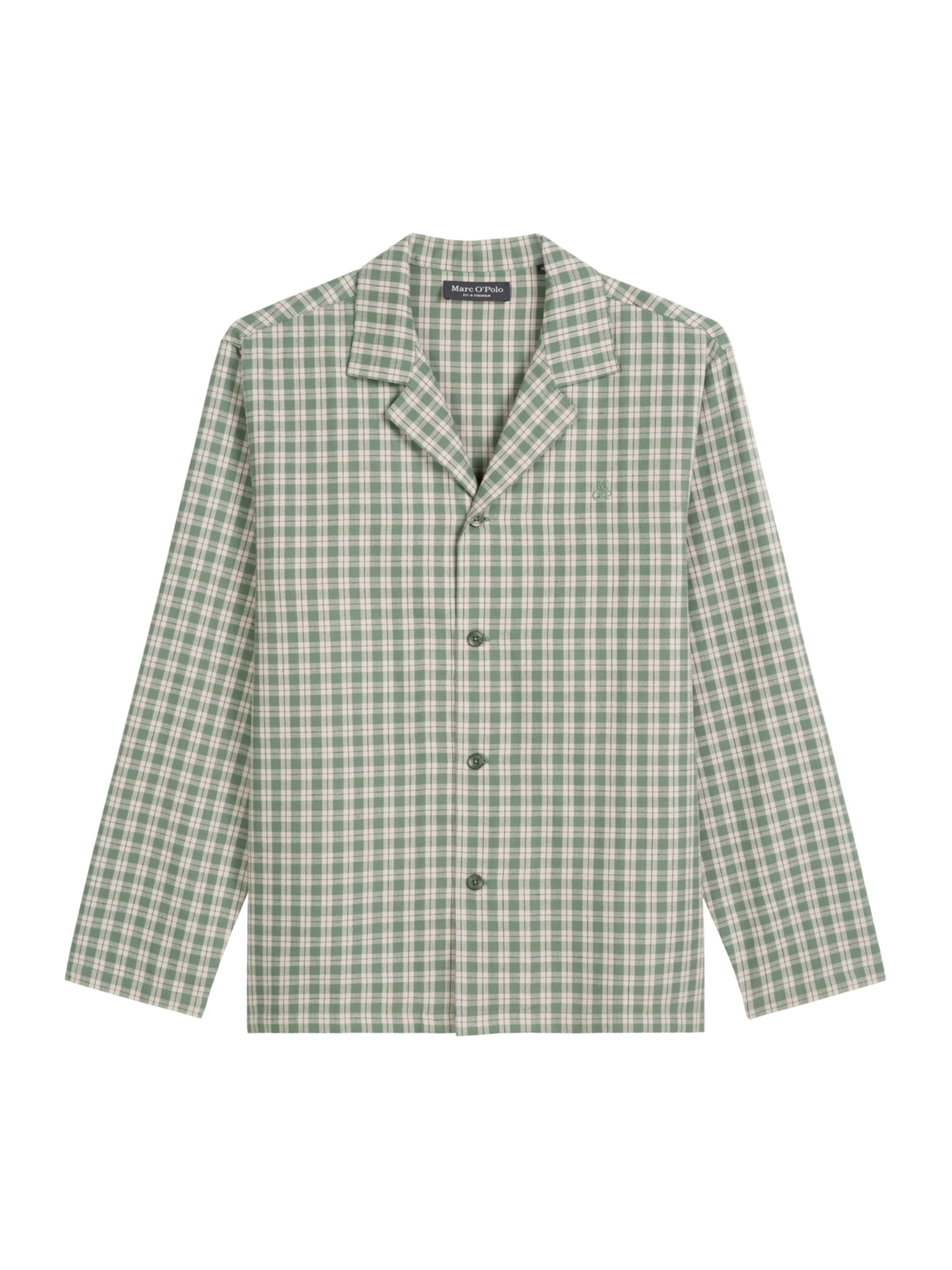 Marc O'Polo Shirt ' Cozy Flannel ' in Green: front