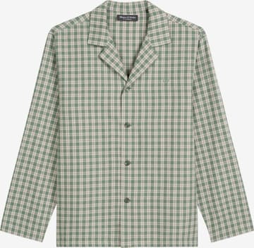 Marc O'Polo - Camiseta ' Cozy Flannel ' en verde: frente