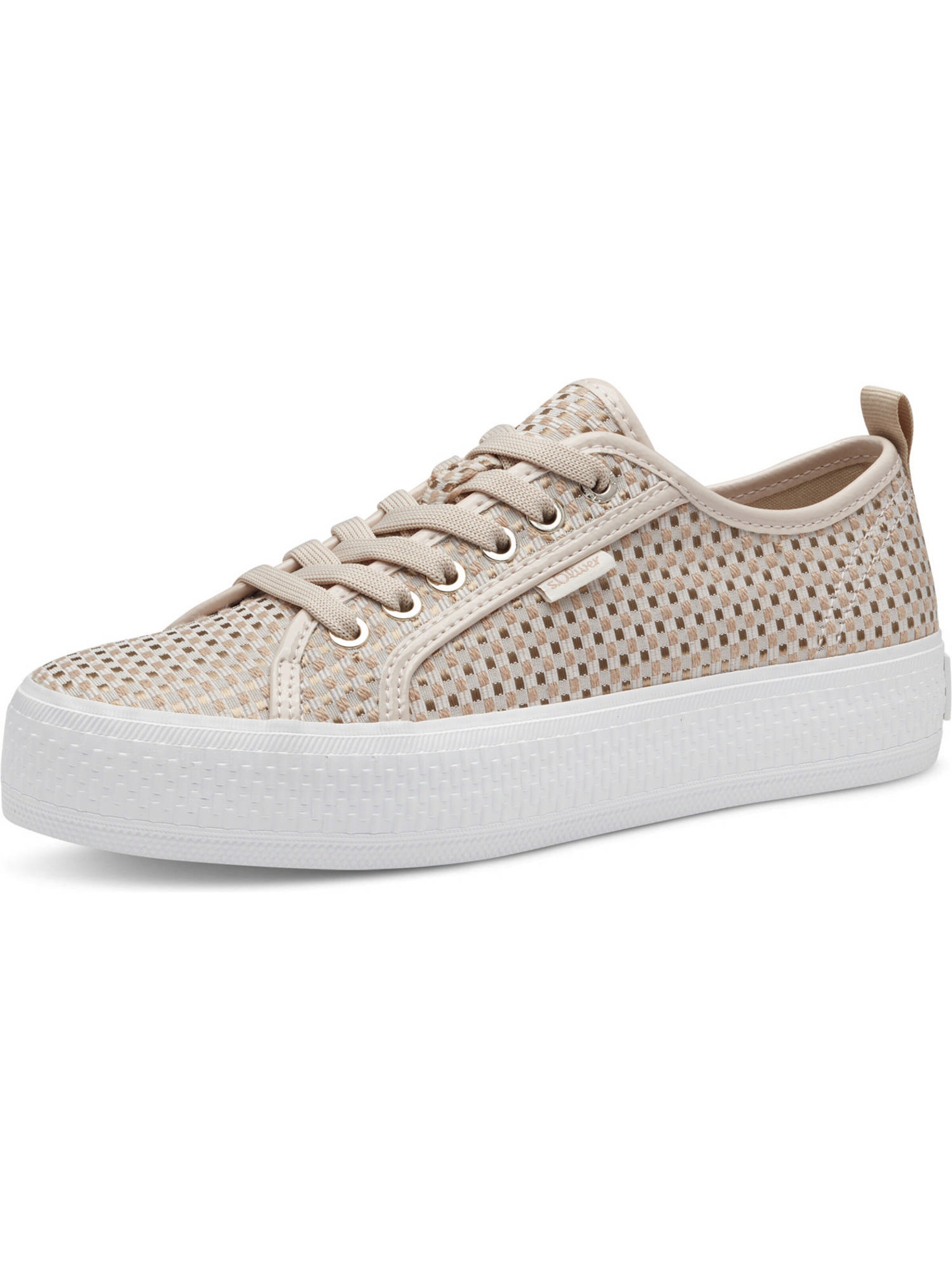 s.Oliver Sneaker in beige, Produktansicht