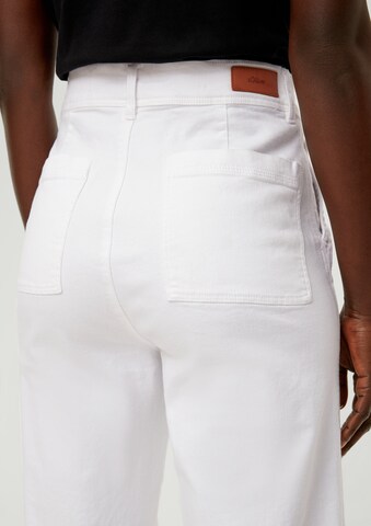 Wide Leg Jean s.Oliver en blanc