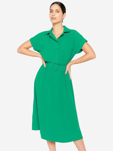 LolaLiza Letnia sukienka w kolorze zielony: przód