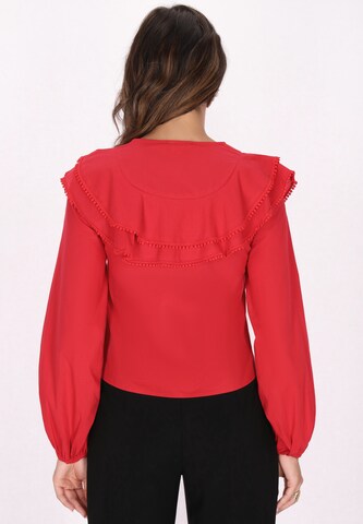 faina Bluse in Rot