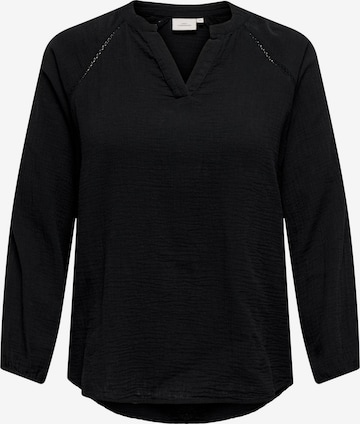 Camicia da donna 'THYRA' di ONLY Carmakoma in nero: frontale