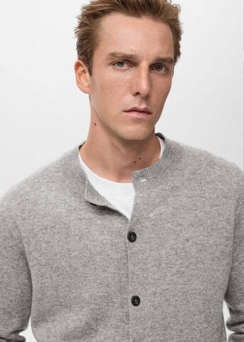 MANGO MAN Knit Cardigan 'Renzob' in Grey