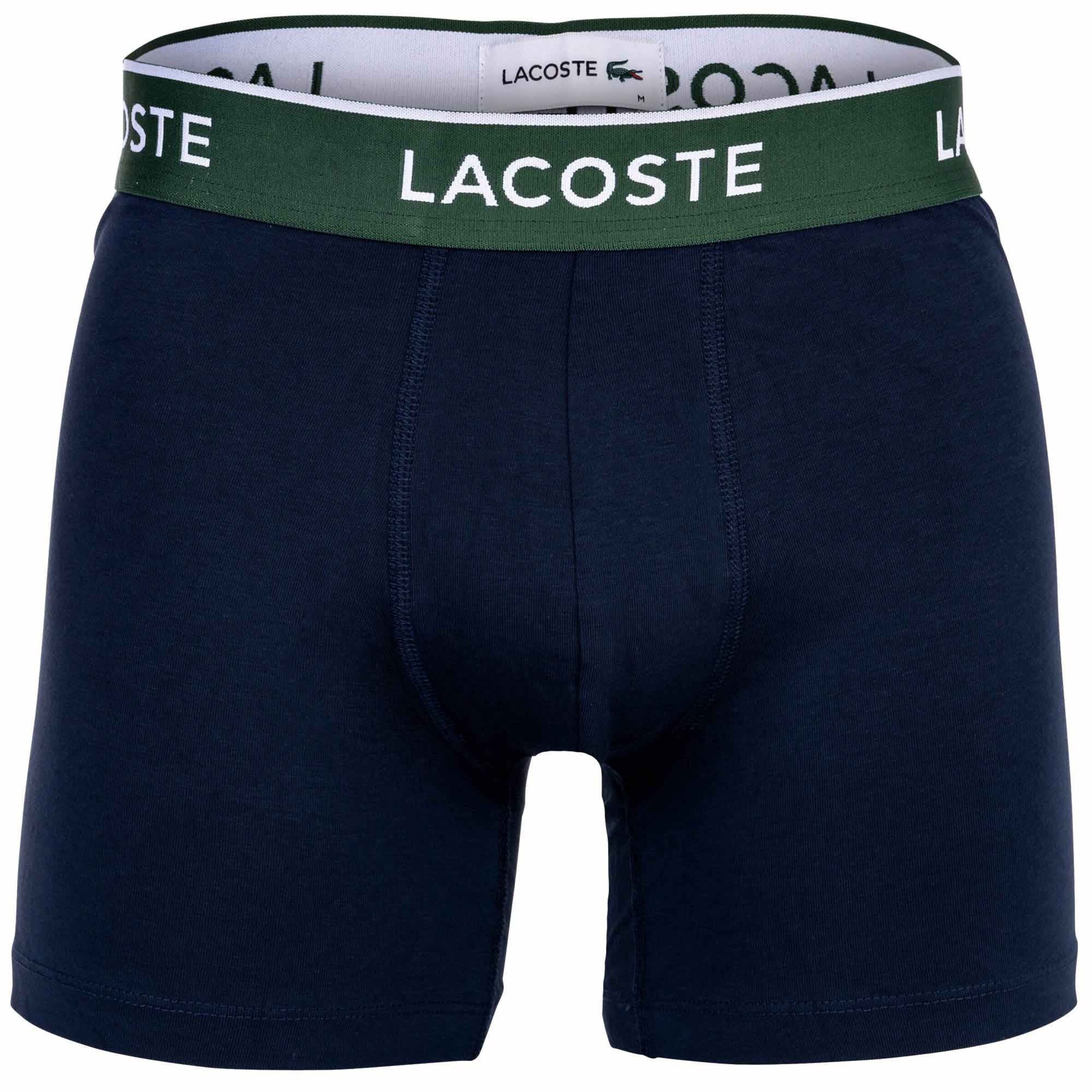 LACOSTE - Calzoncillo boxer en negro