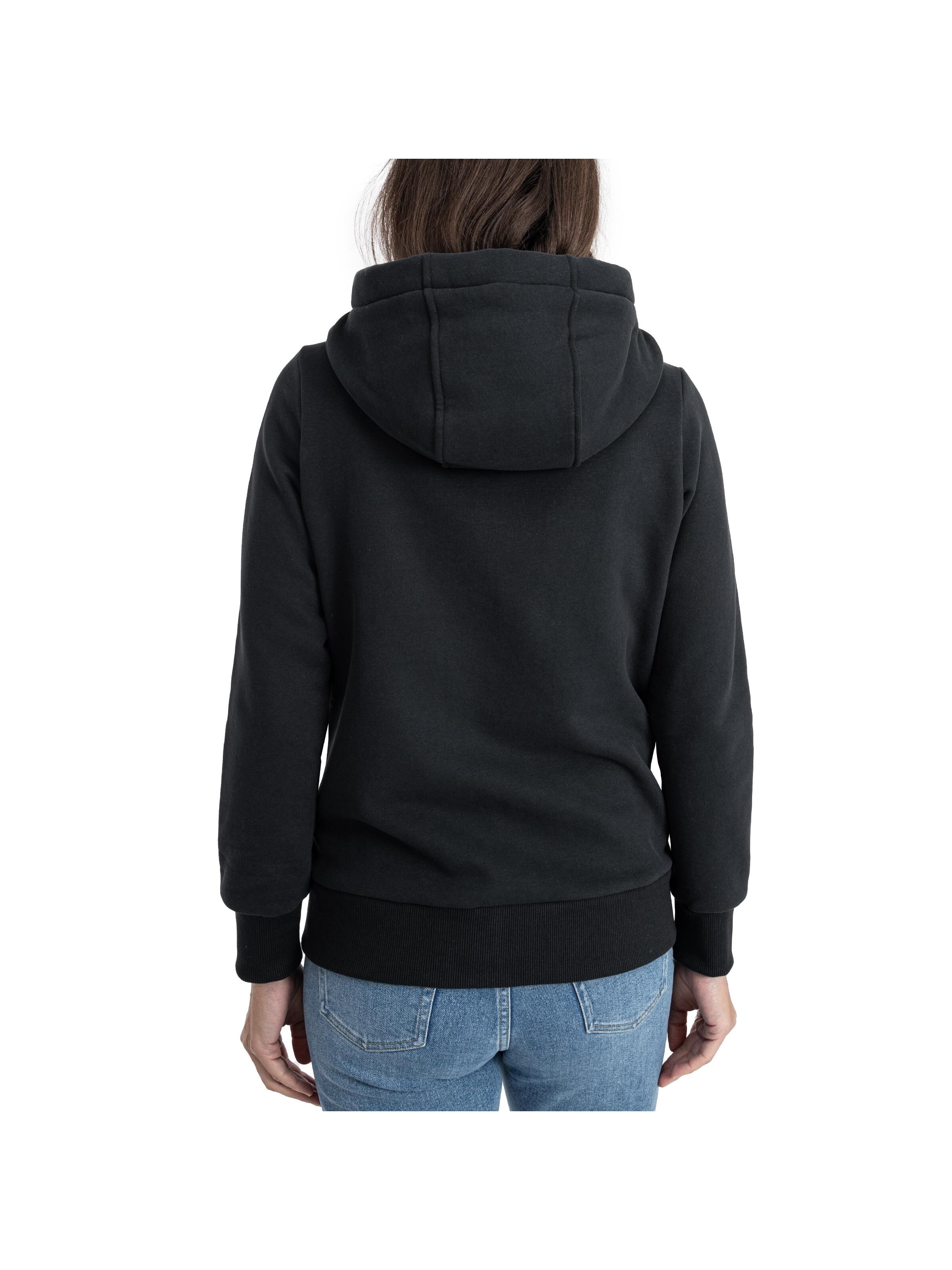 deproc Sweatshirt 'HildaCMYK II WMN'‌‌‌‌‌‌ in Schwarz