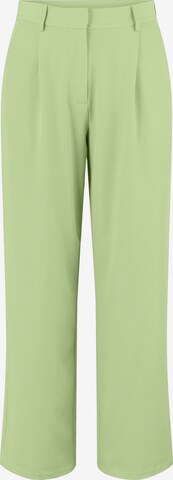 Regular Pantalon à pince PIECES en vert : devant