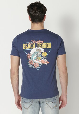 KOROSHI T-Shirt in Blau