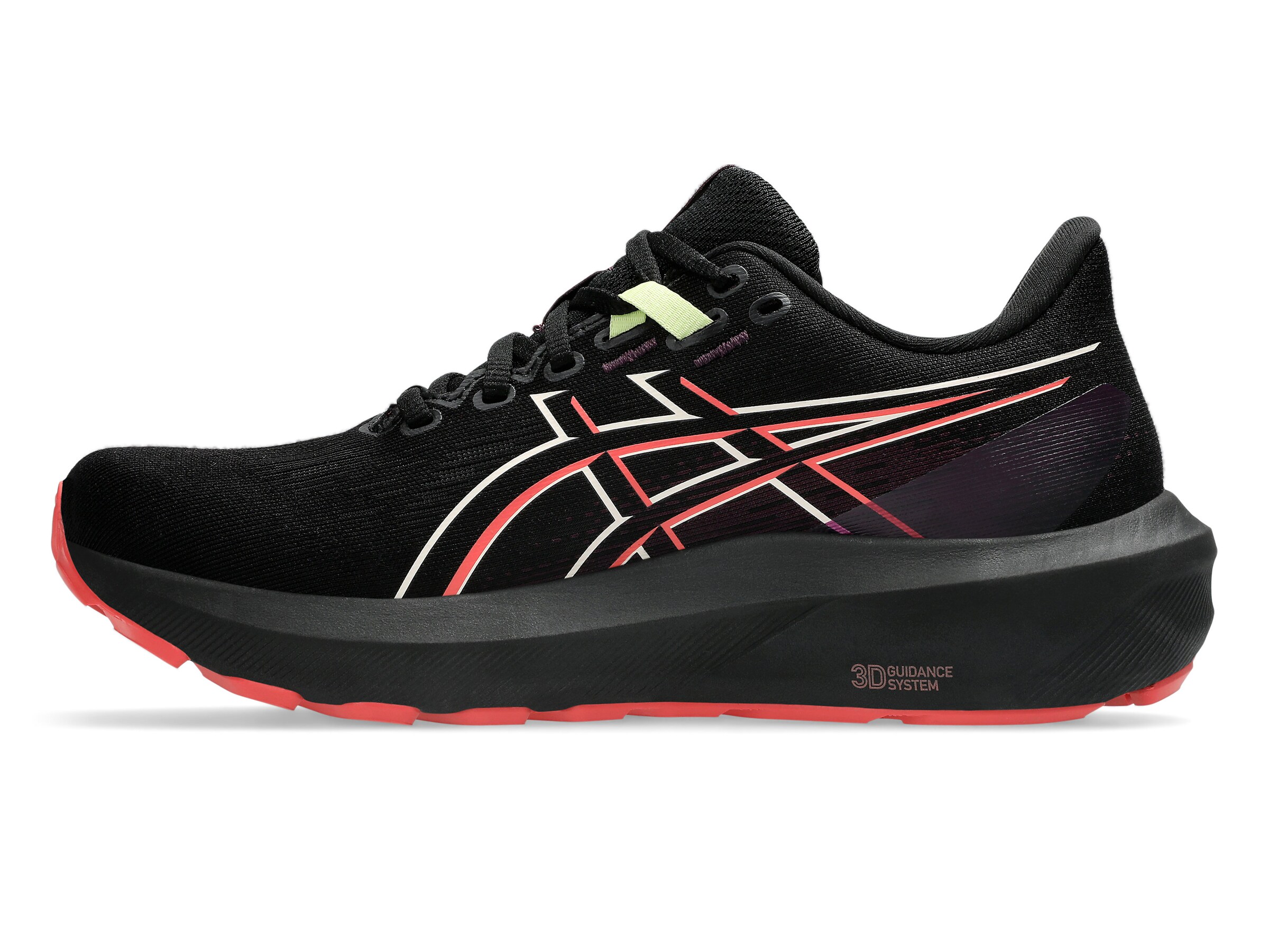 ASICS Laufschuh in 37,5 in hellrot / schwarz / weiß, Produktansicht
