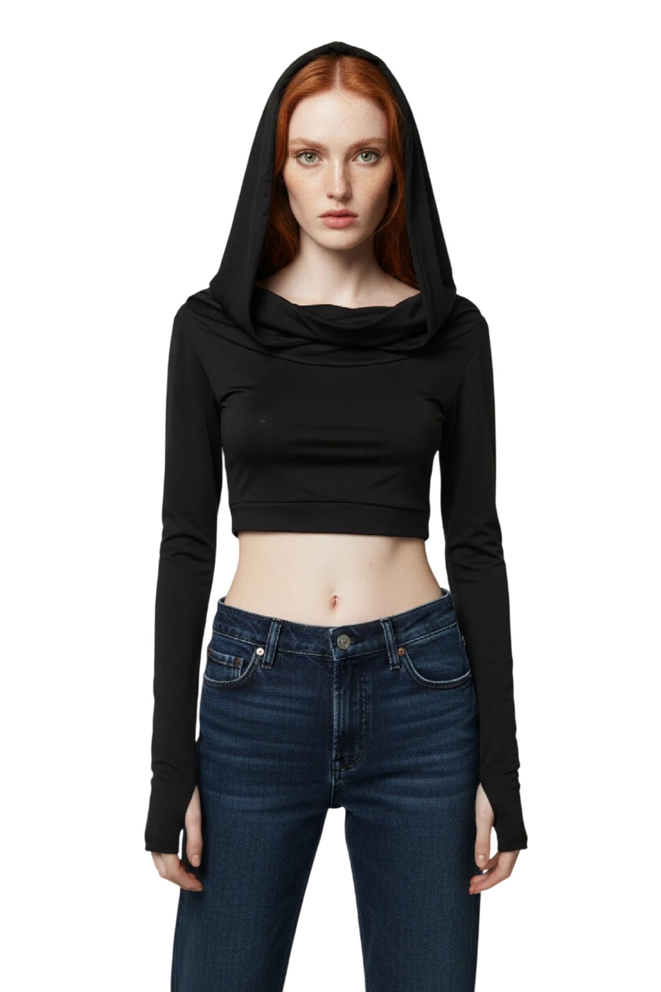 Alexa Dash Shirt in Zwart: voorkant