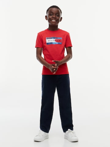 TOMMY HILFIGER T-Shirt in Rot
