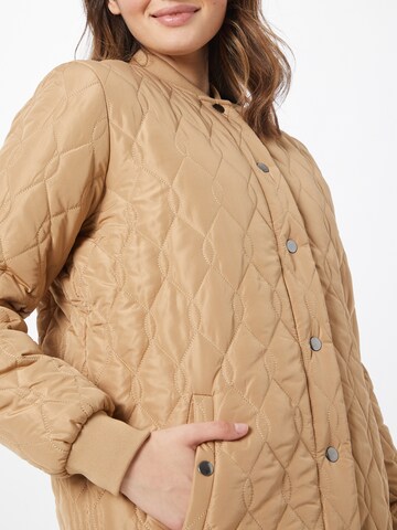 Kaffe Between-Seasons Coat in Beige