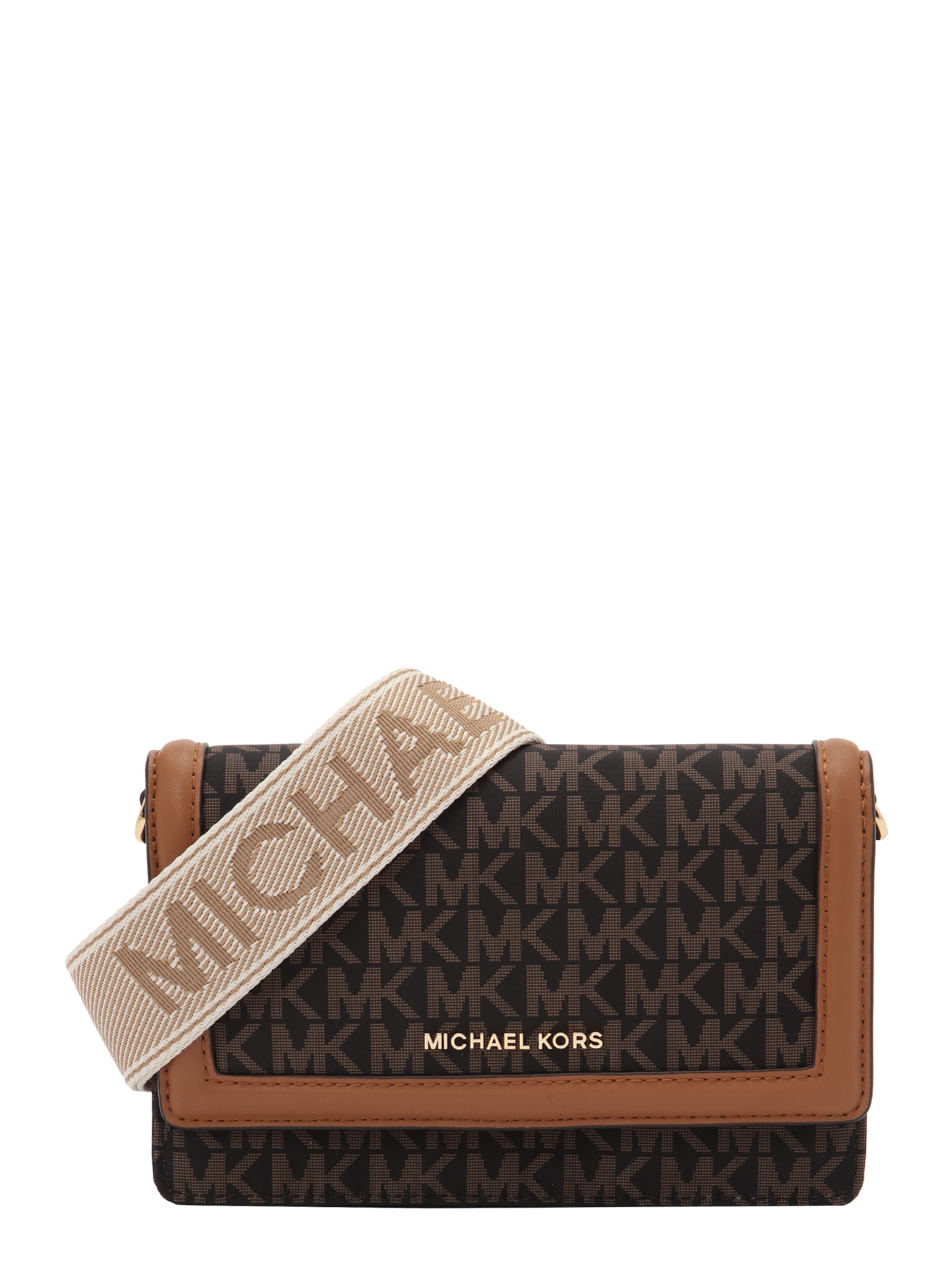 MICHAEL Michael Kors Taška cez rameno - Hnedá: predná strana