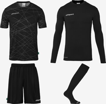 UHLSPORT Sportanzug in Schwarz: predná strana