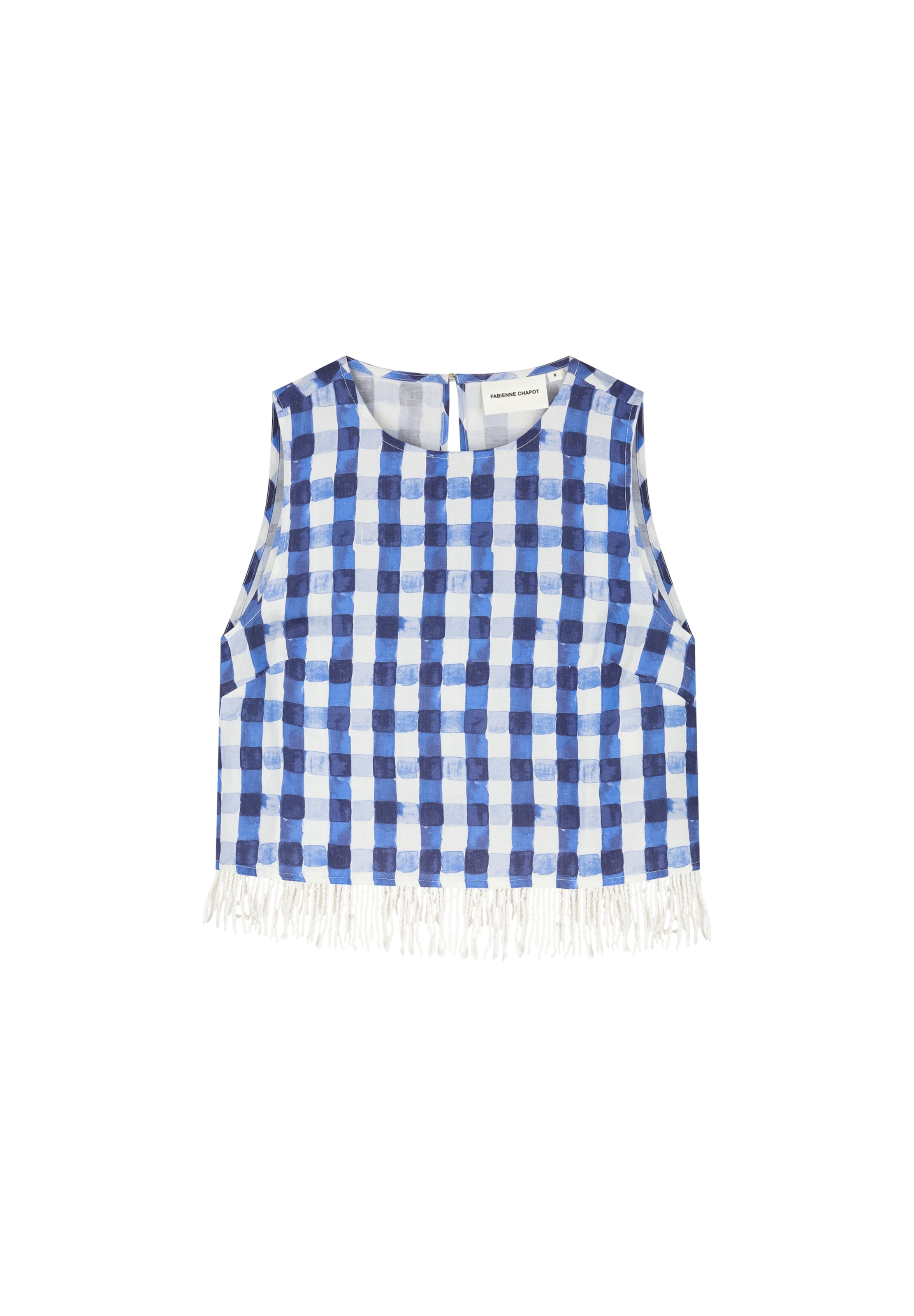 Fabienne Chapot Top in Blauw: voorkant