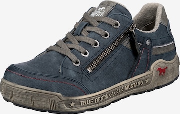 MUSTANG Sneakers laag in Blauw: voorkant