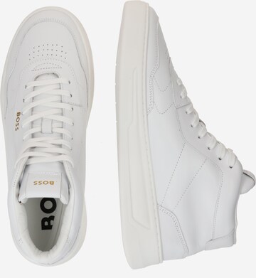 Sneaker alta 'Baltimore' di BOSS in bianco