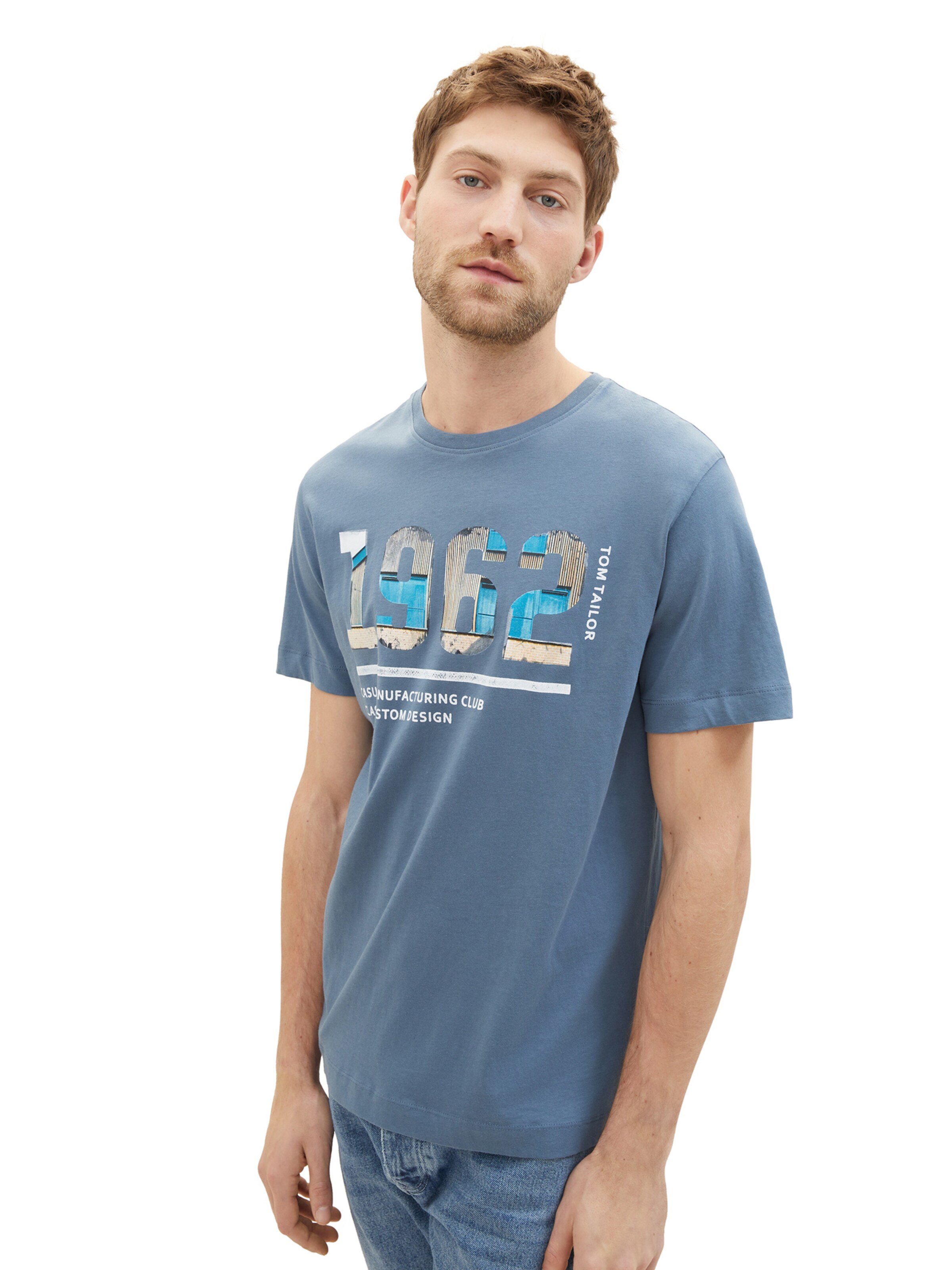 TOM TAILOR Shirt in Blue