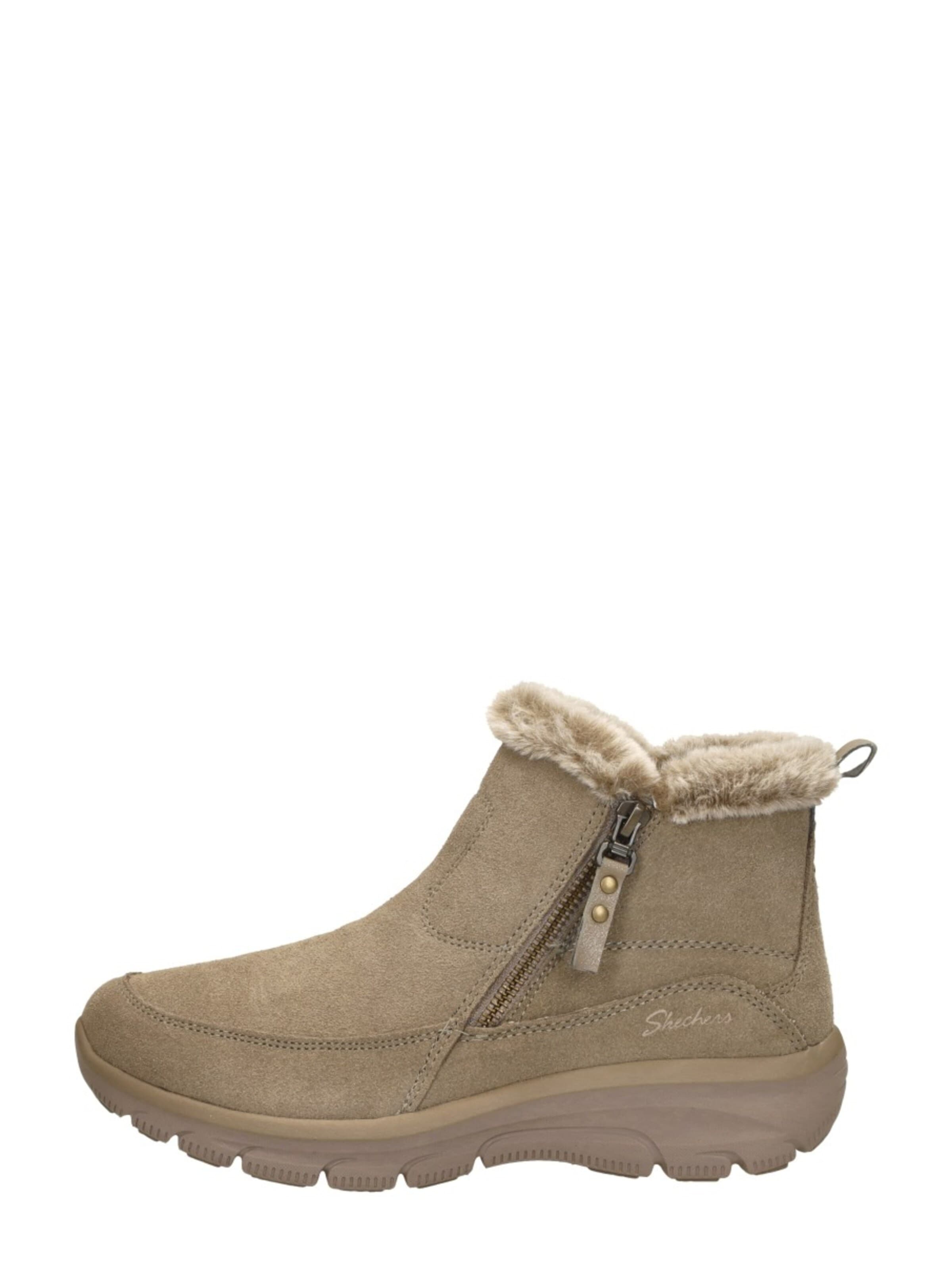 Boots 'Relaxed Fit: Easy Going - Cool Zip!' SKECHERS en gris : devant
