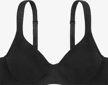 Dorina T-shirt Bra 'Lindsay' in Black: front