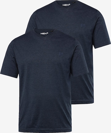 Men Plus Shirt in Blue: front