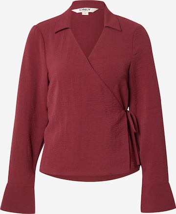 ONLYBluza 'ONLMETTE' - crvena boja: prednji dio
