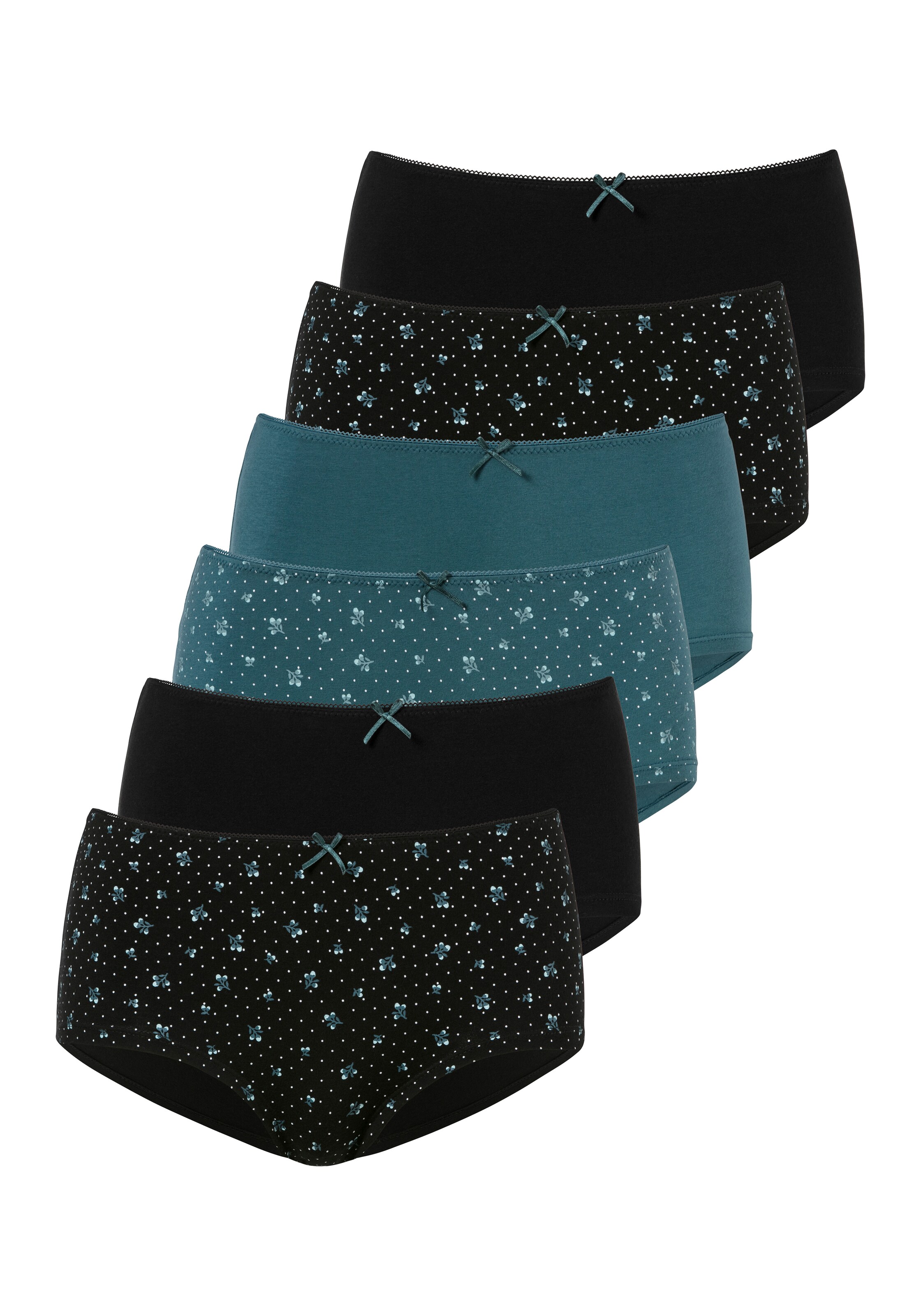 PETITE FLEUR Boyshorts in Blue: front