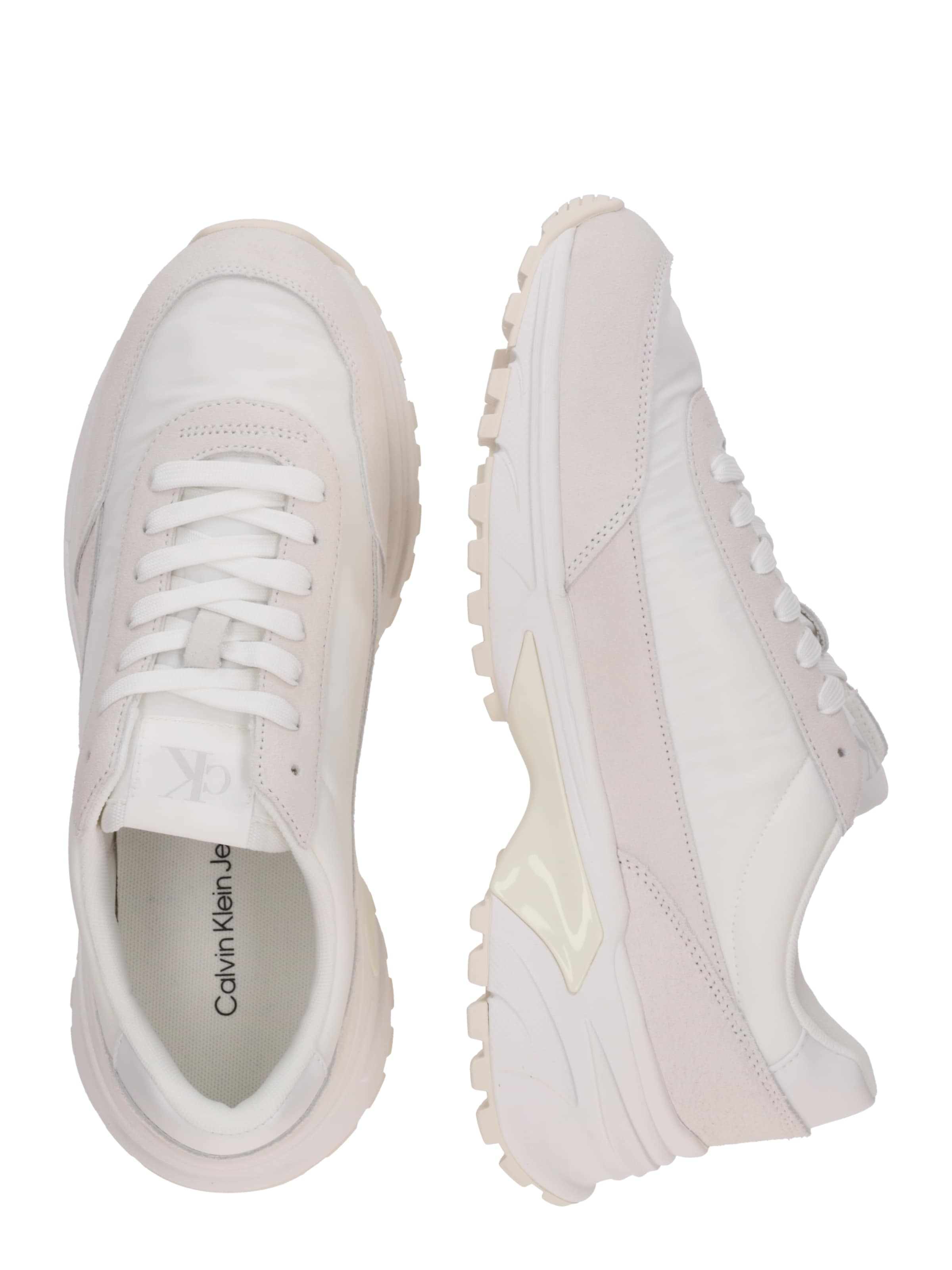 Baskets basses 'HIKE RUNNER' Calvin Klein en blanc