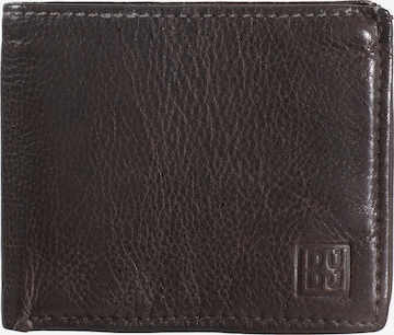 DuDu Wallet in Brown: front