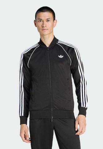 Veste de survêtement 'SST' ADIDAS ORIGINALS en noir : devant