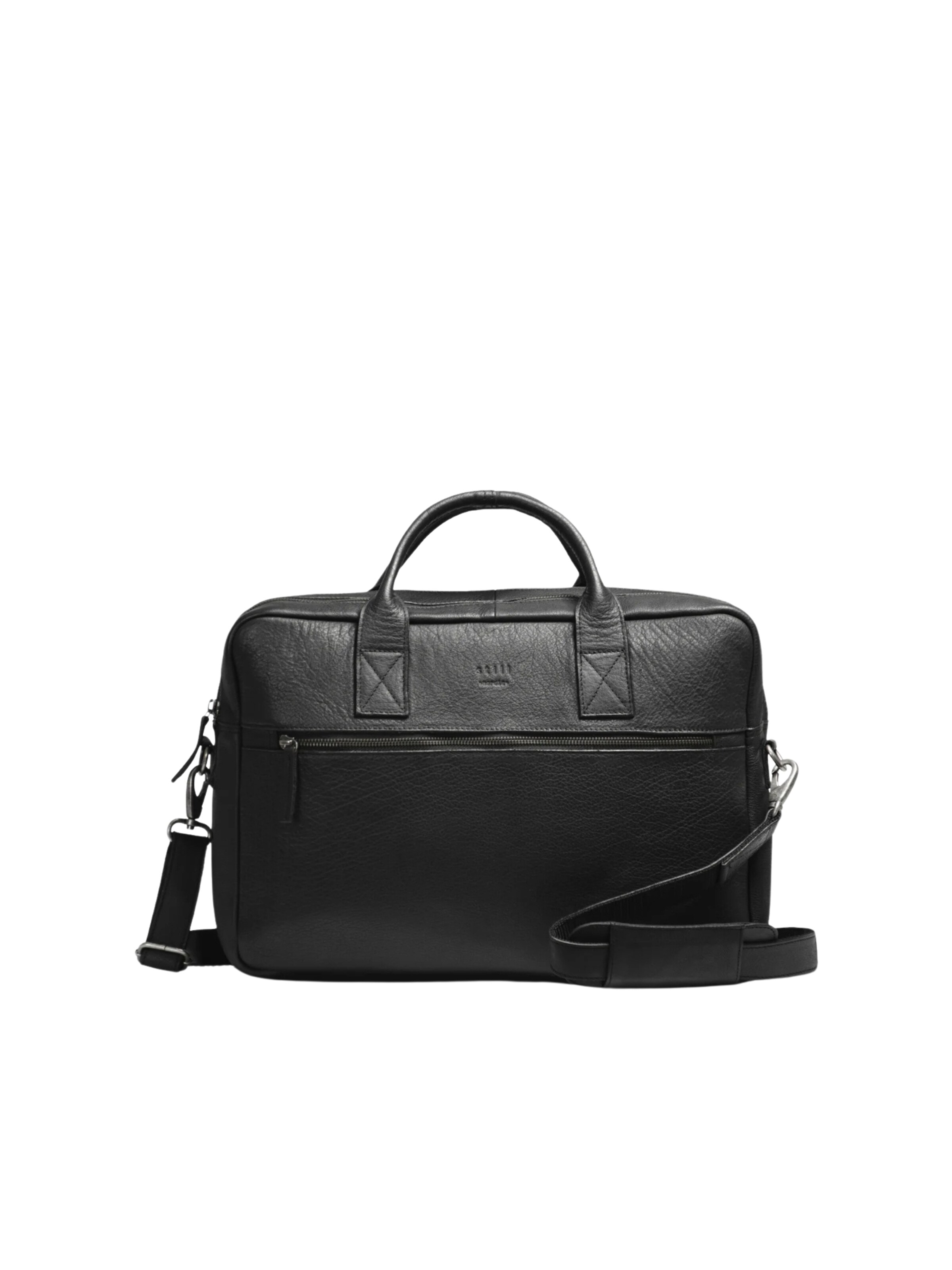 still Nordic Aktentasche 'Clean' in Schwarz: Vorderseite