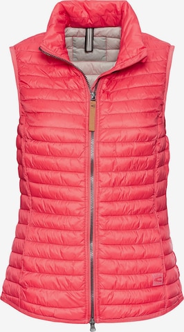 CAMEL ACTIVE Steppweste mit reflektierenden Details in Rot: Vorderseite