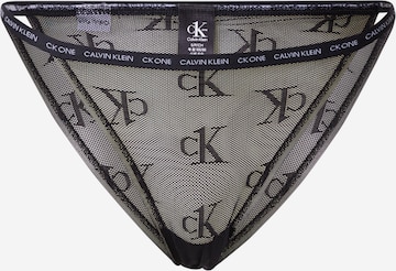 Calvin Klein Underwear - Braga en negro: frente