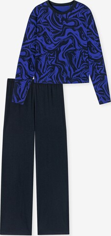 SCHIESSER Nachtkledij ' Teens Nightwear ' in Blauw: voorkant