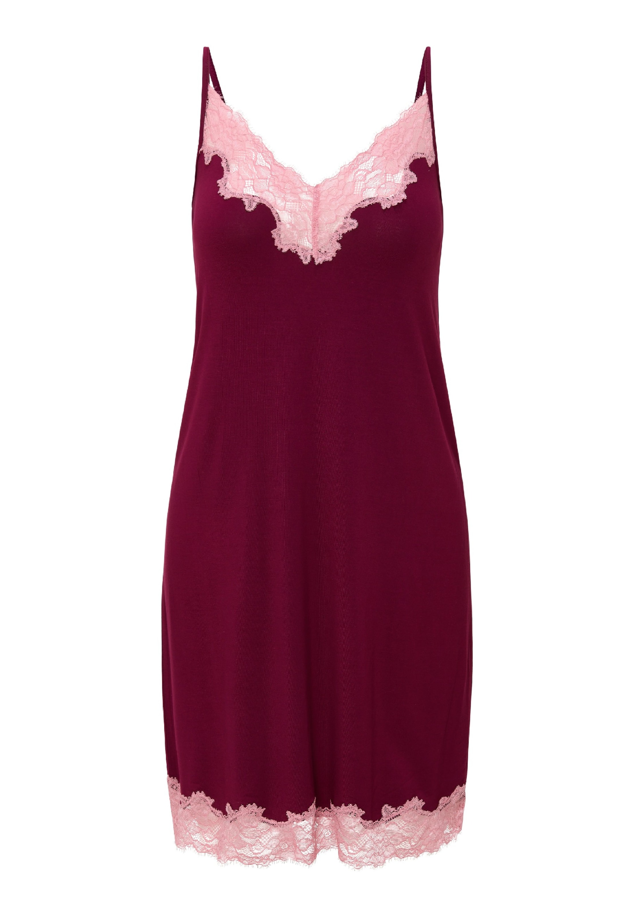 LingaDore Schlafshirt in Rot: Vorderseite