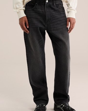 WE Fashion Loosefit Farmer - fekete: elől