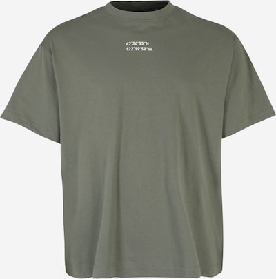 Only & Sons Big & Tall T-Shirt 'GUS' en gris / kaki / blanc, Vue avec produit