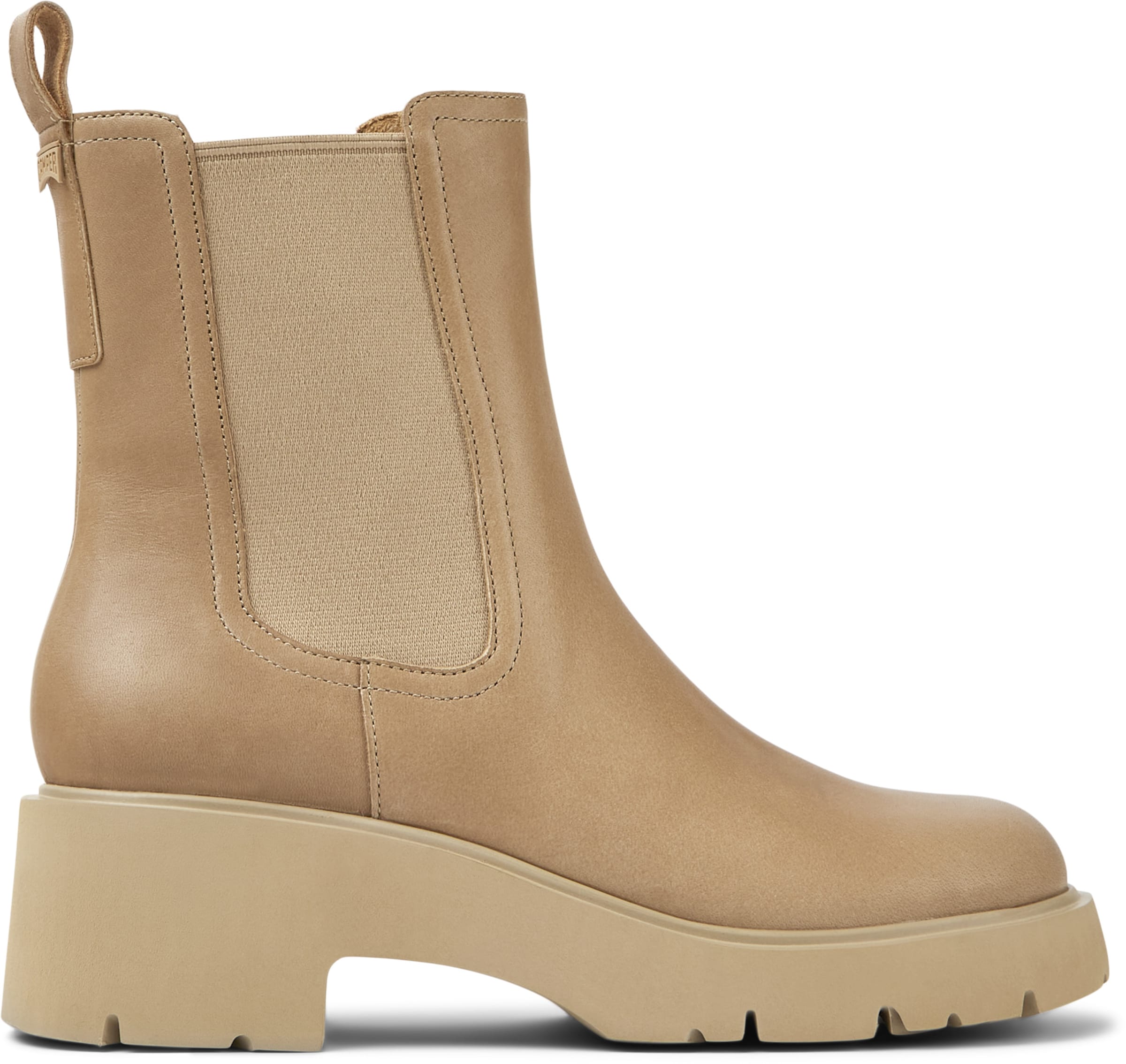 Boots chelsea 'Milah' di CAMPER in beige